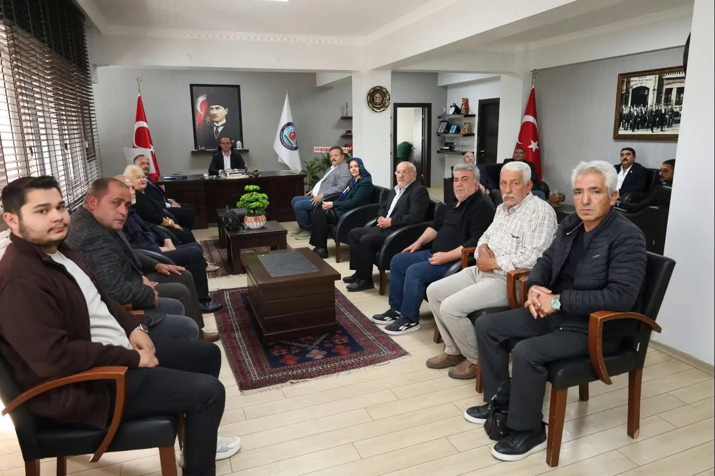 Dinar Yeni Parti, Dinar İlçe Kaymakamı Ziyareti